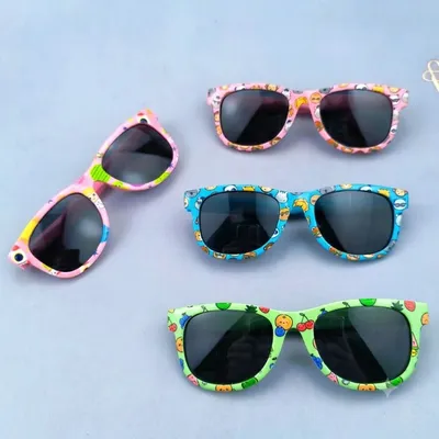 Happy Prints Kids Sunglasses – Colorful Cartoon Frame Collection (0-3 Year)