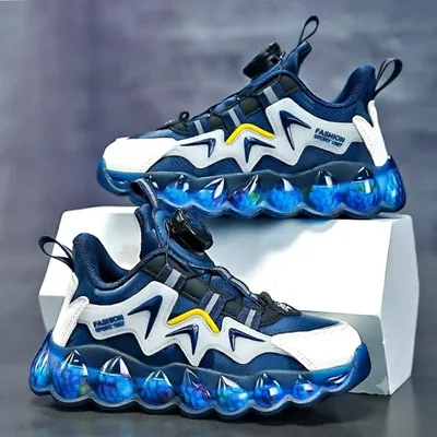 Aqua Burst Kids -Style Bubble Sole Sneakers 