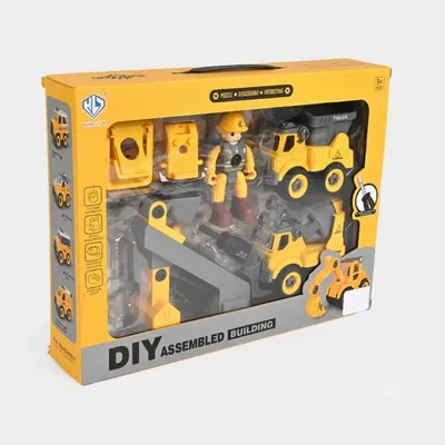 Build Force DIY Construction Truck & Engineer Playset 