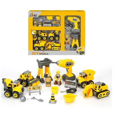 Build Force DIY Construction Truck & Engineer Playset 