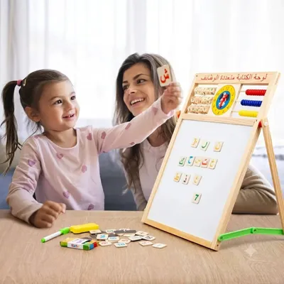 Learn & Draw 2-in-1 Magnetic Math Drawing Board