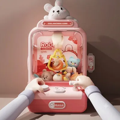Bunny Grab Mini Claw Machine Arcade Toy-