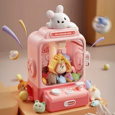 Bunny Grab Mini Claw Machine Arcade Toy-