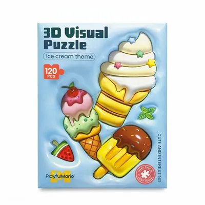 Sweet Treats 3D Ice Cream Puzzle – 120 Pieces