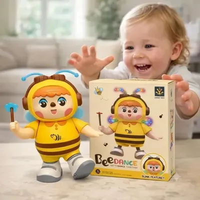 Buzzy Bee Musical Dancing Toy with Lights & Blinking Eyes-OT