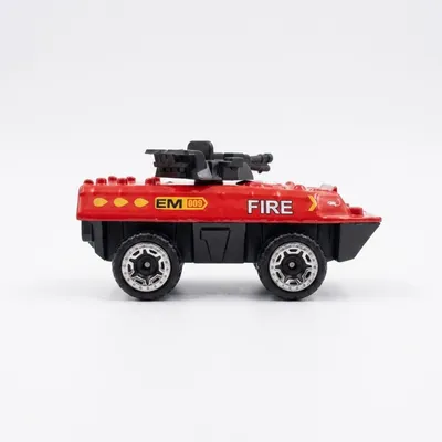 5-Piece Die-Cast Fire Rescue Vehicle Set with Helicopter – 1:64 Scal