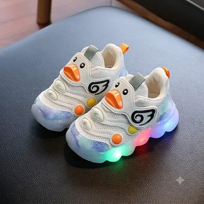 Ducky Glow LED Light-Up Kids Sneakers