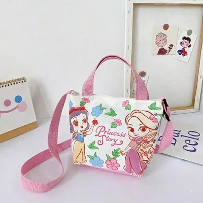 Cute Cartoon Kids Mini Tote & Crossbody Bag – 2-Way Shoulder Handbag
