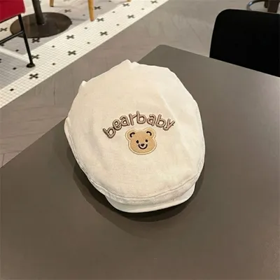 Little Bear Embroidered Kids Cap