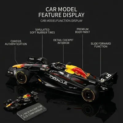 1:43 RB19 Formula Racing Car Model