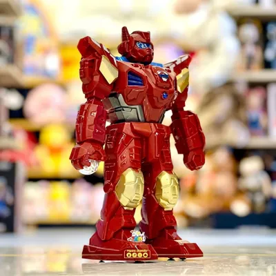 Interactive LED Light & Sound Transforming Robot Toy-OT