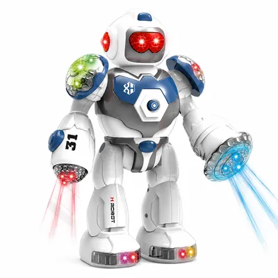 Interactive Dancing Robot Toy – Light-Up Walking & Moving Robot for Kids-OT