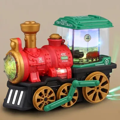 Magic Steam Train – Light & Sound Moving Train Toy
