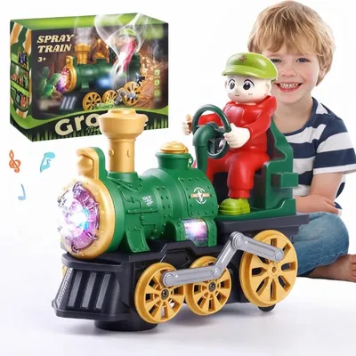 Magic Steam Train – Light & Sound Moving Train Toy
