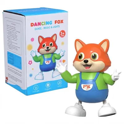 Happy Dancing Fox – Musical & Light-Up Kids Toy🦊