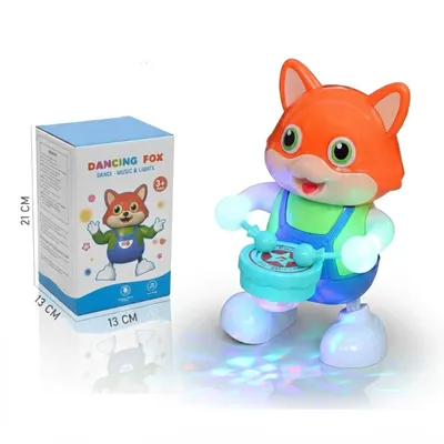 Happy Dancing Fox – Musical & Light-Up Kids Toy🦊