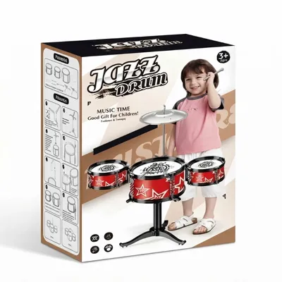 Little Rockstar Drum Set – Kids Musical Drum Kit