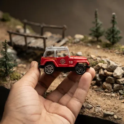 Mini Rescue & Adventure Vehicle Set – 6 Pcs | Kids Die-Cast Toy Cars