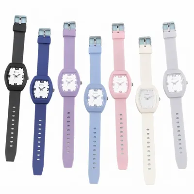 Kids Color Pop Classic Watch – Stylish Silicone Strap Analog Wristwatch