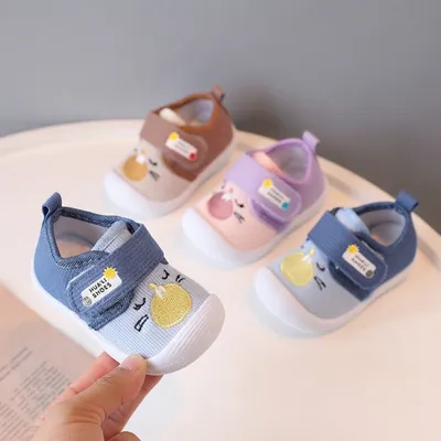 Cute Baby Soft Sole Shoes – Adorable Cartoon First Walker Shoes