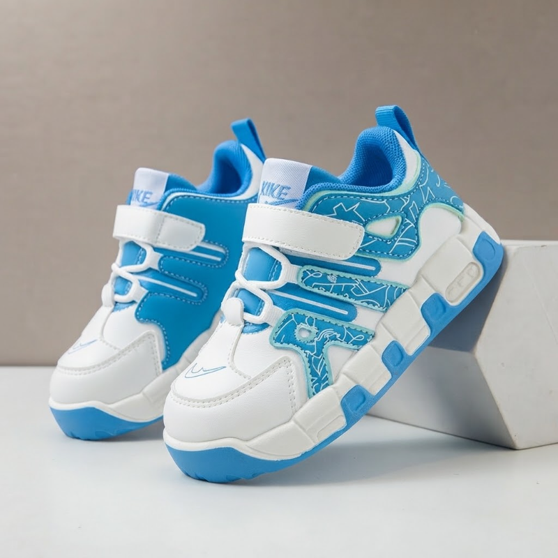 Kids Lightweight Sports Sneakers – Stylish Velcro Casual Shoes for Boys & Girls👟