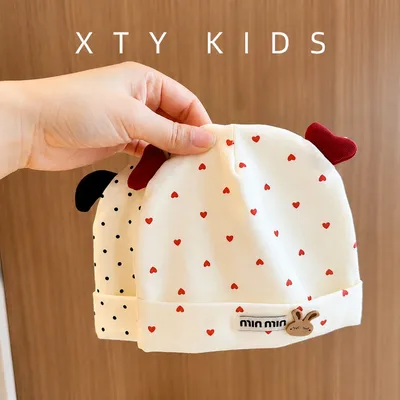 Little Heart Bunny Baby Beanie – Cute Ear Winter Cap