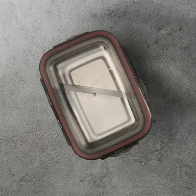 Premium Stainless Steel Food Storage Box with Transparent Lid – Leak-Resistant Lunch & Meal Container🍱