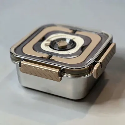Premium Stainless Steel Food Storage Box with Transparent  – Leak-Resistant Lunch & Meal Container