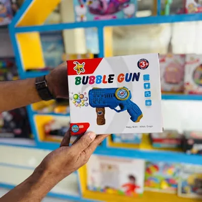 Kids Bubble Gun – Automatic Bubble Maker with LED Lights