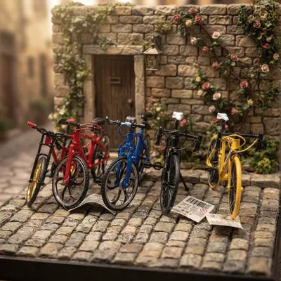 Premium Die-Cast Mini Bicycle Model
