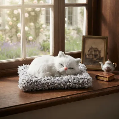 Mini Cozy Cloud Fluffy Cat Bed