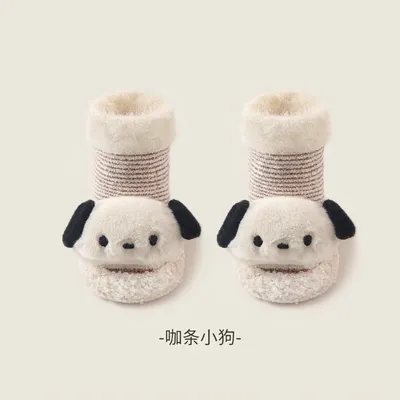 Cute Puppy Warm Fleece Baby Socks