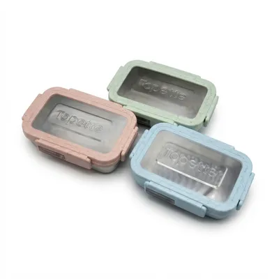 Pastel Stainless Steel Lunch Box – Kids’ School & Snack Box