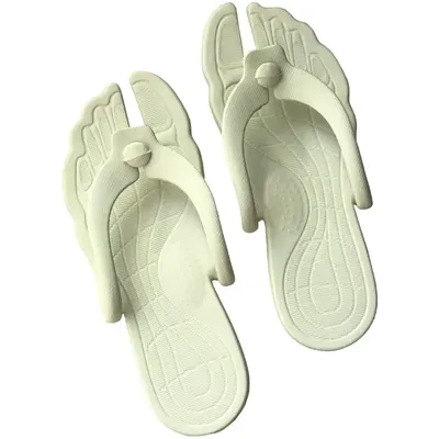  Folding Plastic Portable Slippers 