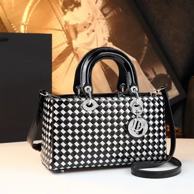  Pattern Silk Scarf Lady Dior Bag