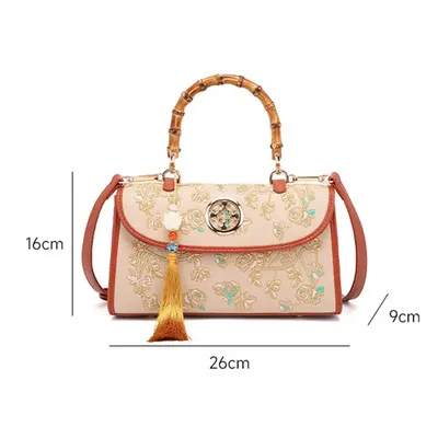  Light Feminine Charm Bamboo Handle Bag
