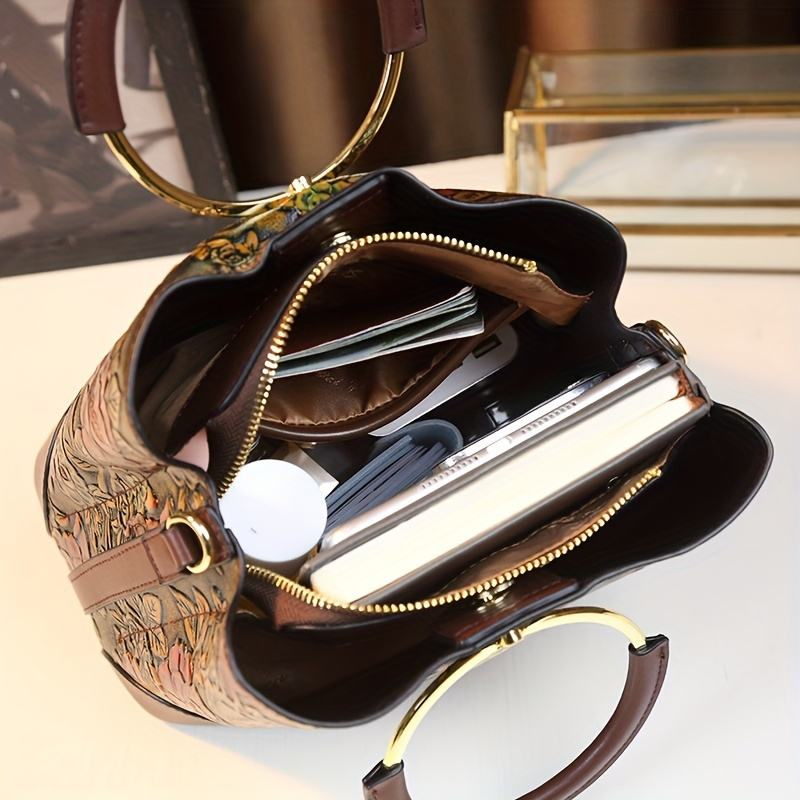 Retro Shoulder Bucket Bag