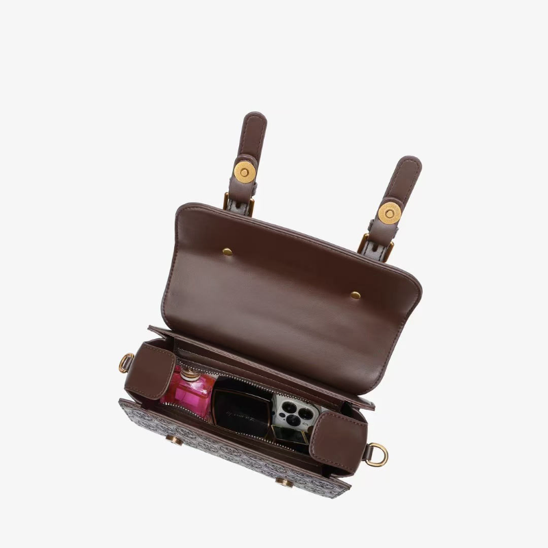 PU Single Shoulder Crossbody Handbag 