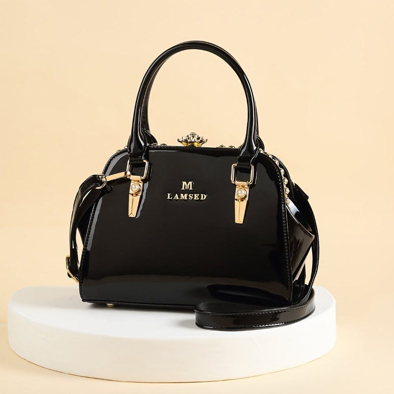New Glossy Elegant Middle-aged Bag