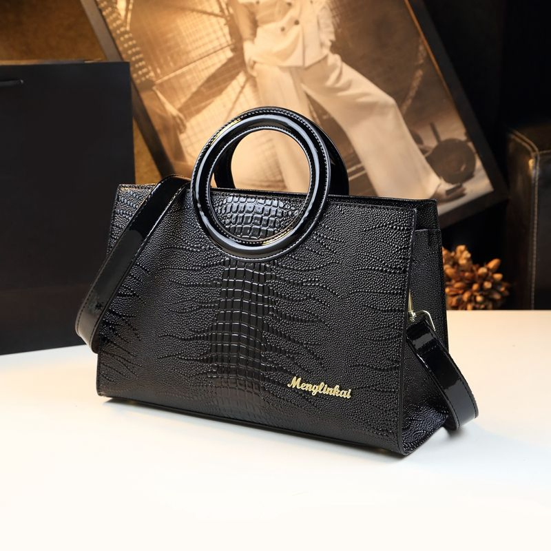  Fashion Crocodile Pattern Women's Bag