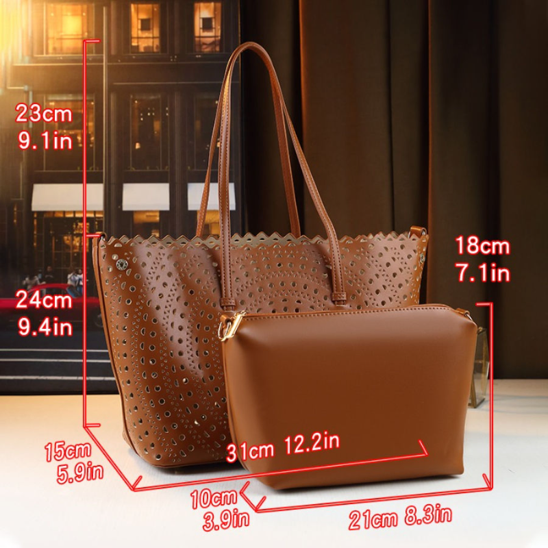 Geometric Pattern Shoulder Bag