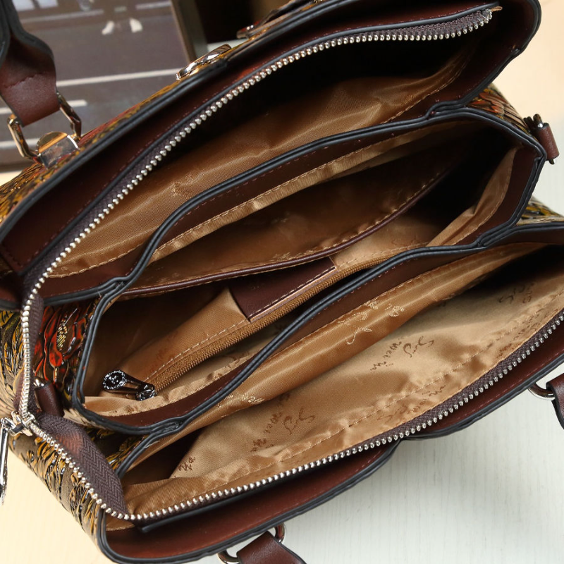 Retro Fashion Embossed Handbag