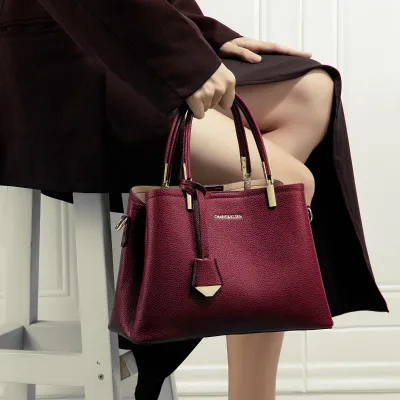 New Red Large Capacity Handbag 