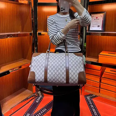 PVC Single Shoulder Luggage Bag