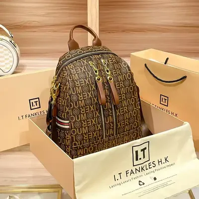 Popular Easy to Match Print Backpack