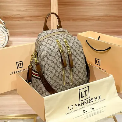 Popular Easy to Match Print Backpack