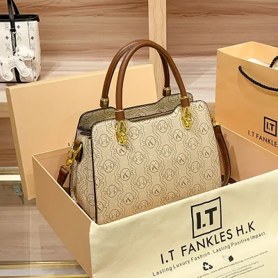 Closure and Two Handles-Portable Bag