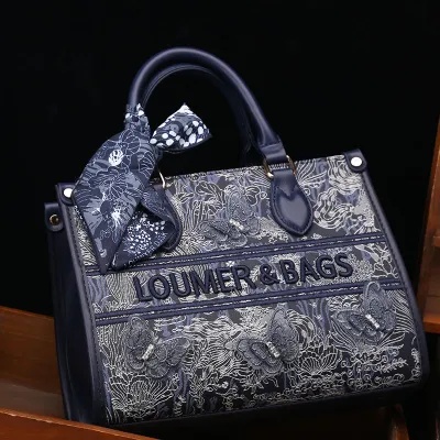  Lightweight Durable Pure Zipper Handbag 