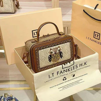  Single Shoulder Bag with Two Handles