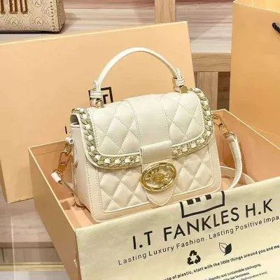  Women's Handbag Black White Satchel Purses